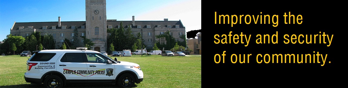 Campus Police on Johnston Green 