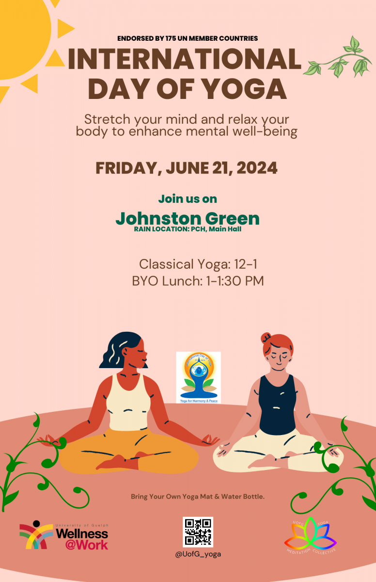 "Stretch your mind and relax your body to enchance mental well-being."