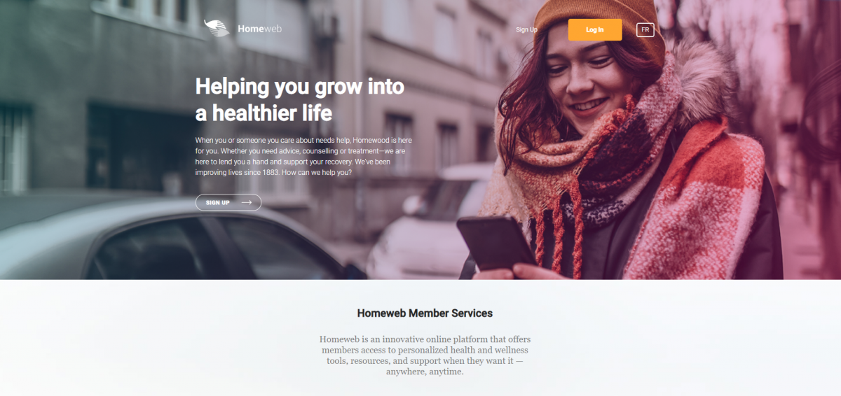Homewood Health's Homeweb 