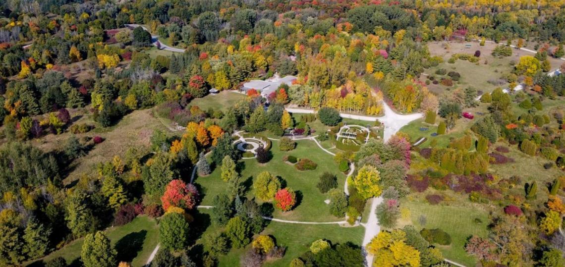 Bird's Eye view of the Arboretum