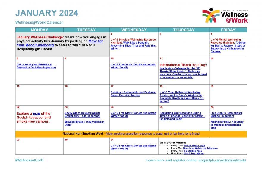 January 2024 calendar template 