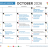 Wellness at Work October 2026 Healthy Workplace Month calendar